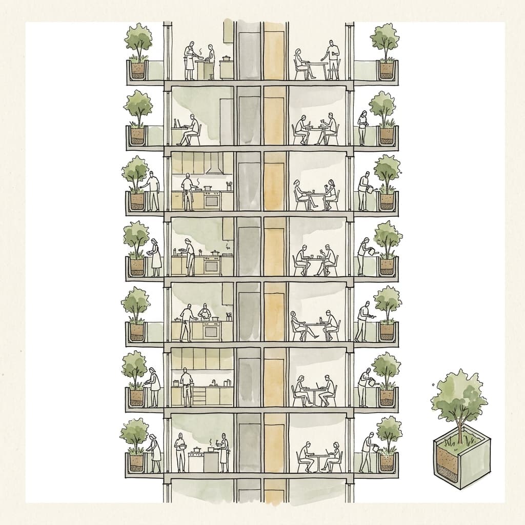 Trudo Vertical Forest: the vertical forest at social rent